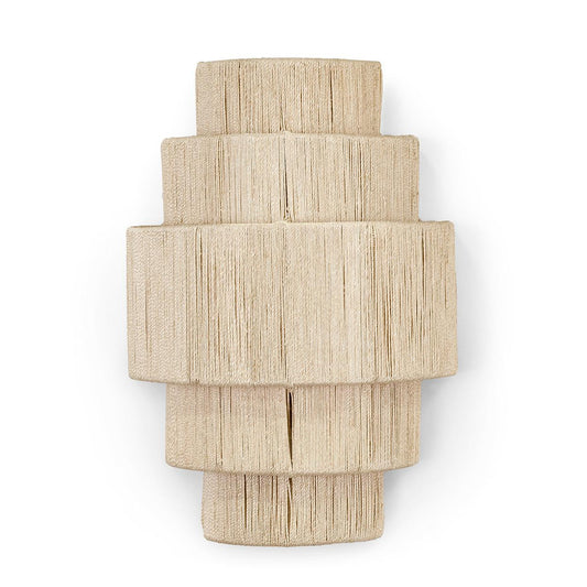Palecek Everly Wall Sconce, 5-Tier, 1-Light, Large, Natural, 13.25"W (2442-79 3706TN2H)