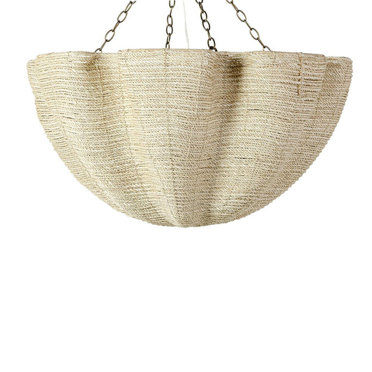 Palecek Isla Chandelier, 3-Light, Natural, 37"W (2051-79 3706TM40)