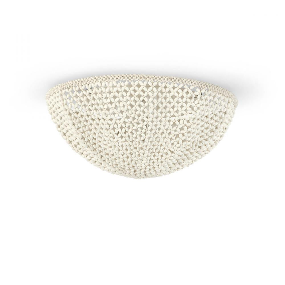Palecek Quinn Flush Mount Cream