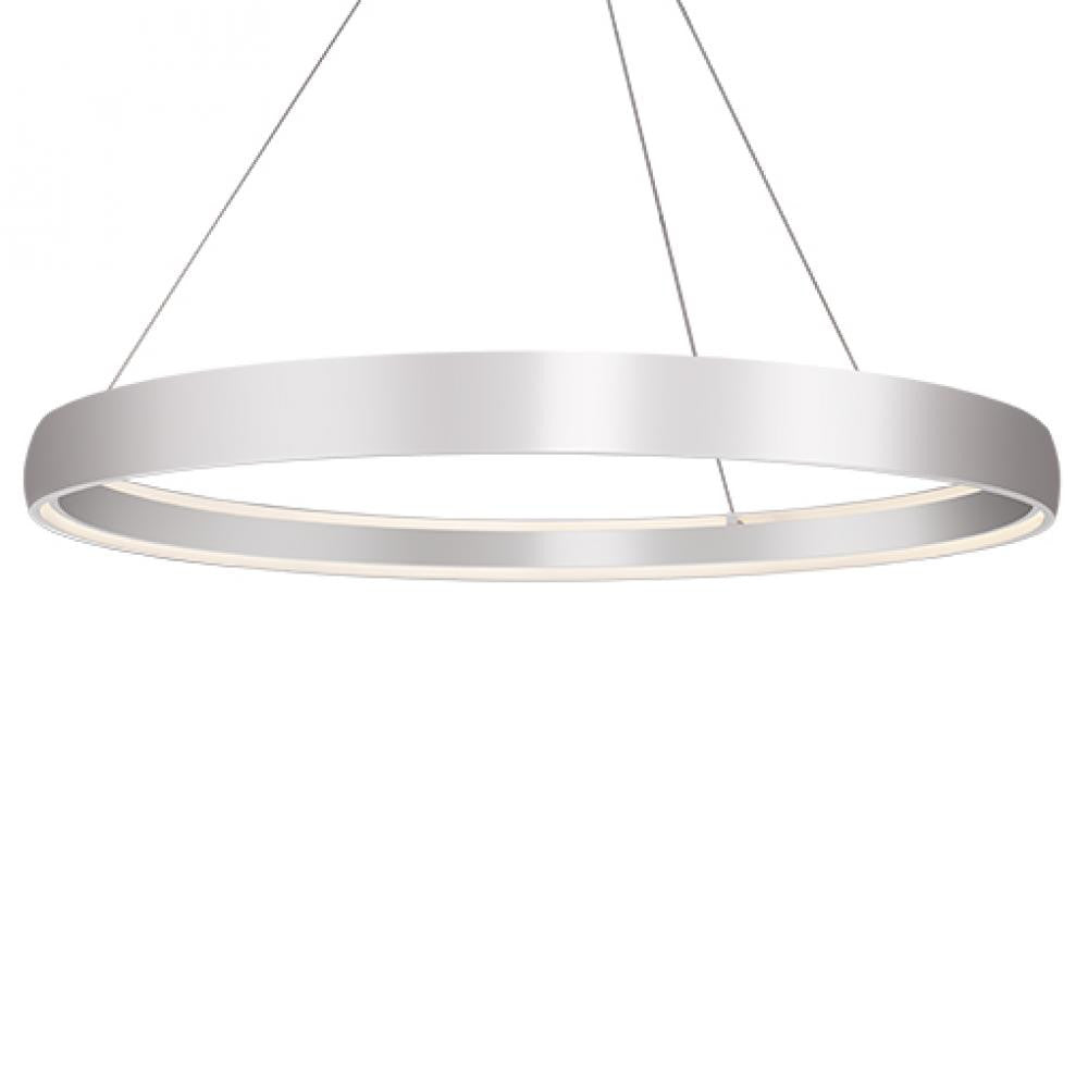 Kuzco Lighting Inc Halo 72-in LED Pendant Brushed Silver