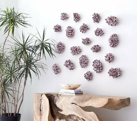 Phillips Collection Barnacle Cluster Wall Sculpture Purple