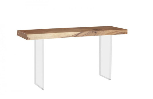 Phillips Collection Floating Small Console Table Chamcha, Clear
