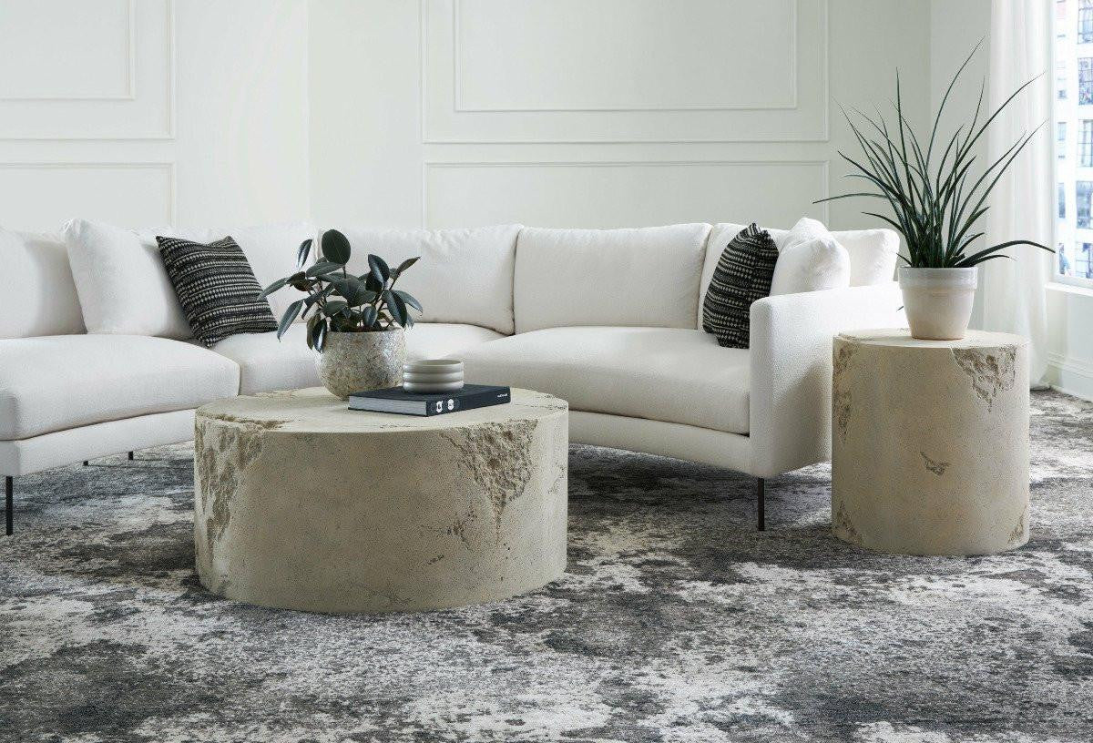 Phillips Collection Formation Side Table, Off-White, 22.5"H (PH111486 YV0J07T73K)