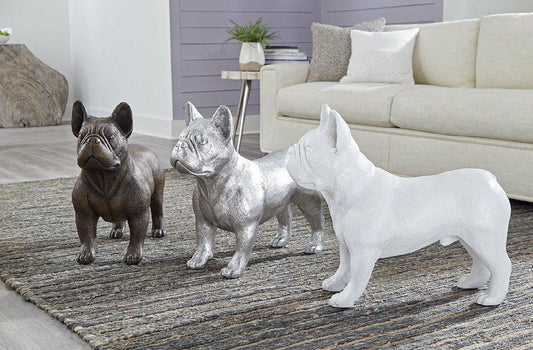 Phillips Collection French Bulldog Sculpture White