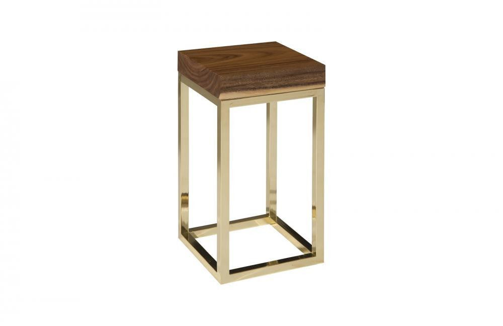 Phillips Collection Hayden End Table Wood, Gold