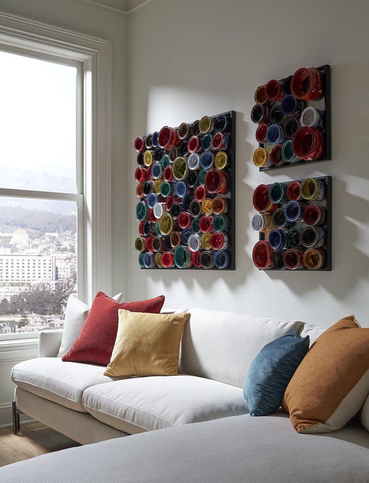 Phillips Collection Paint Can Square Small Wall Art Multicolored