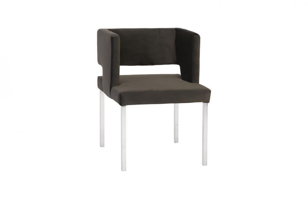 Phillips Collection Raffia Dining Chair Black