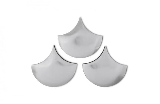 Phillips Collection Scales Wall Tile, Set of 3, Silver Leaf, 16"W (PH63665 YV0J07W4UG)