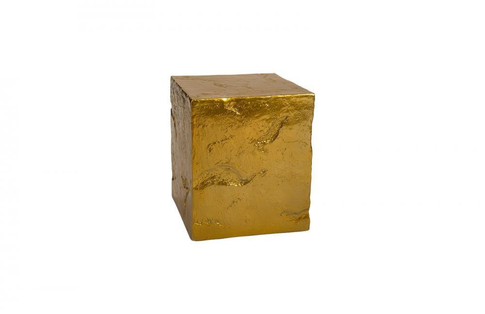 Phillips Collection Slate Small Pedestal Liquid Gold