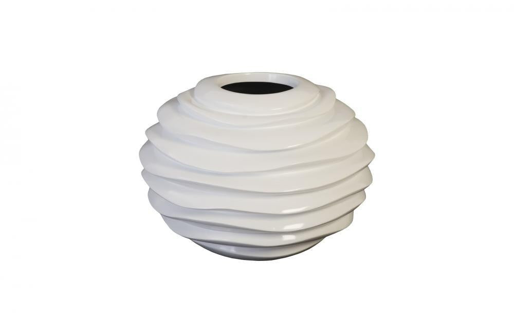 Phillips Collection Spiral Planter White