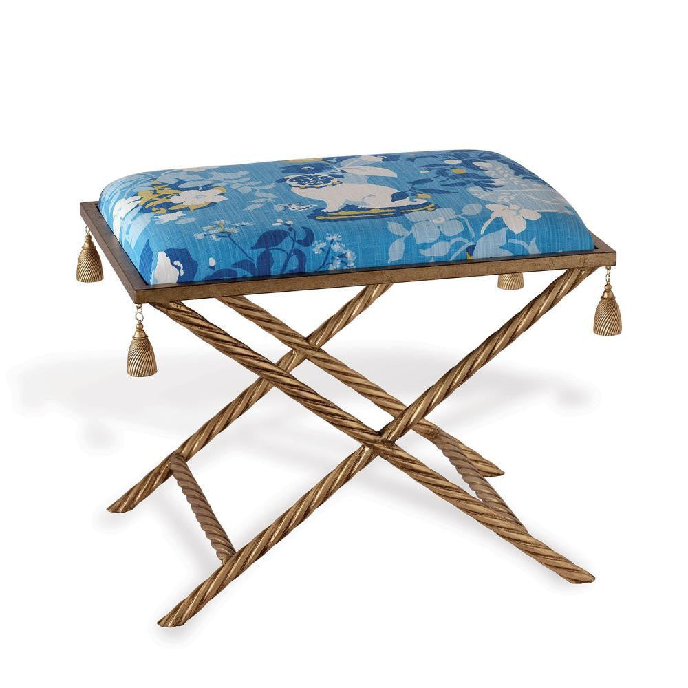 Port 68 Madcap Cottage Delfern Bench Antique Gold