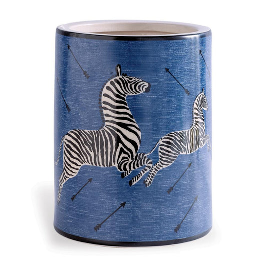 Port 68 Scalamandre Zebra Ice Bucket Denim
