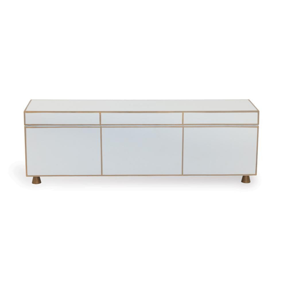 Port 68 Soho Mantle Box White, Gold