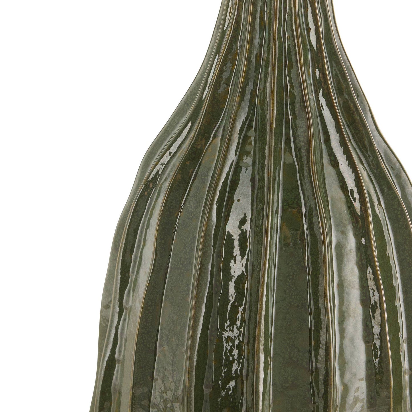 Arteriors Home Nyla Lamp Dark Green Reactive