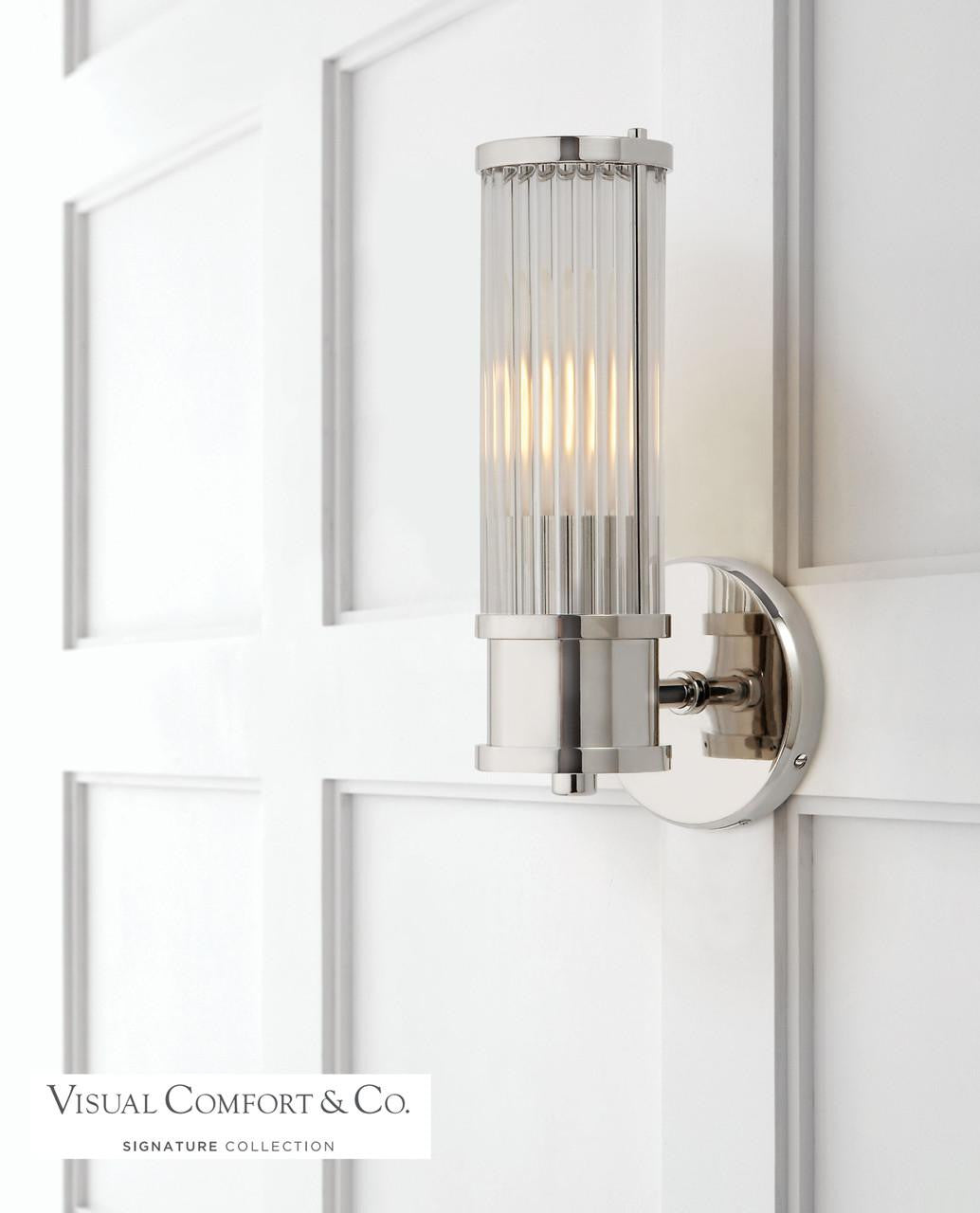 Ralph Lauren Allen Single Sconce - Polished Nickel