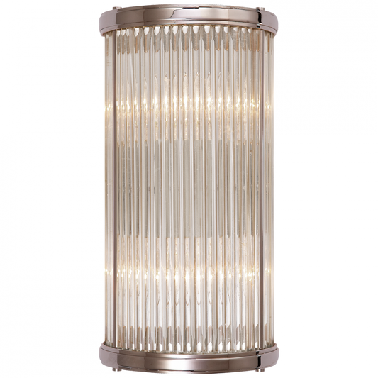 Ralph Lauren Allen Small Linear Bath Wall Sconce Polished Nickel