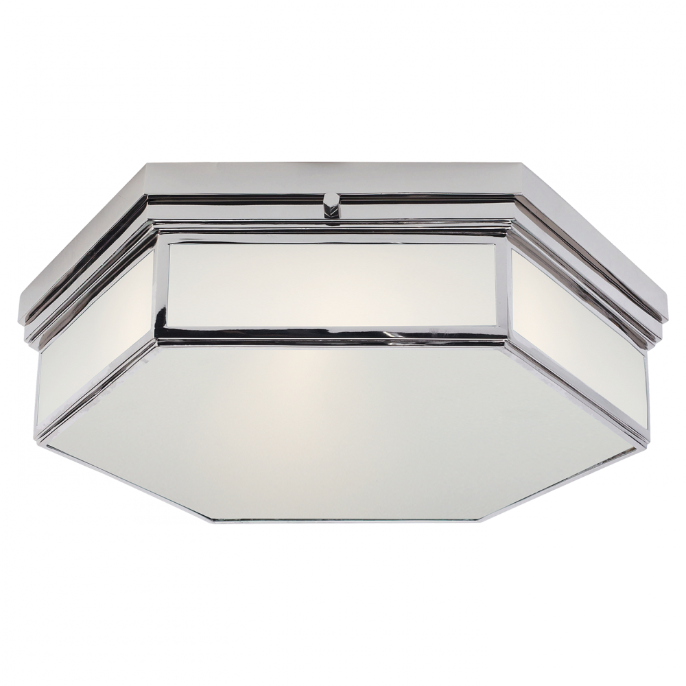 Ralph Lauren Berling Large Flush Mount Polished Nickel