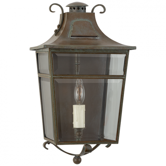 Ralph Lauren Carrington Small Wall Lantern Weathered Verdigris