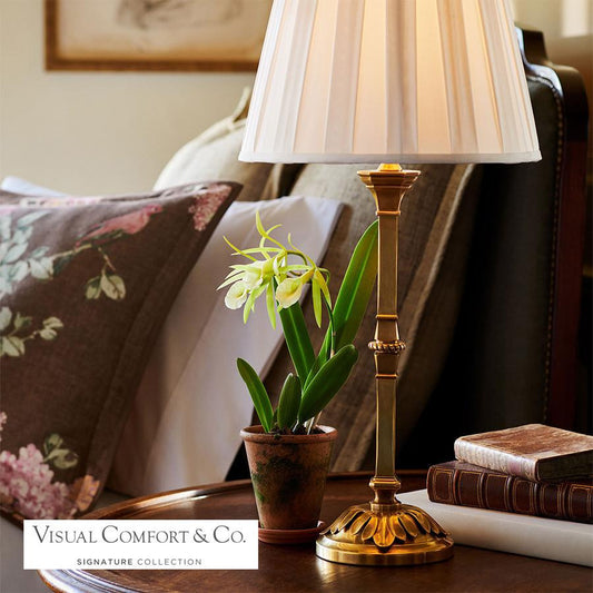 Ralph Lauren Doris Medium Table Lamp - Natural Brass