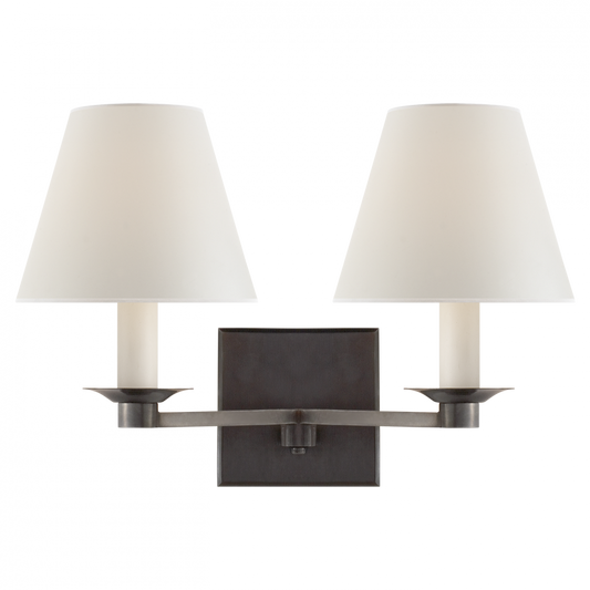 Ralph Lauren Evans Double Arm Sconce Bronze