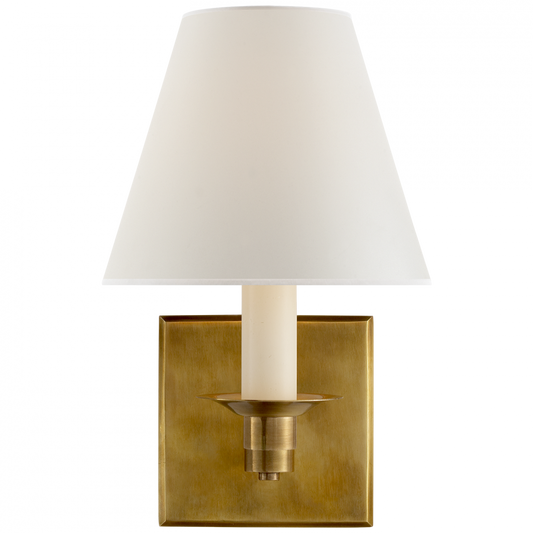 Ralph Lauren Evans Single Arm Sconce Natural Brass