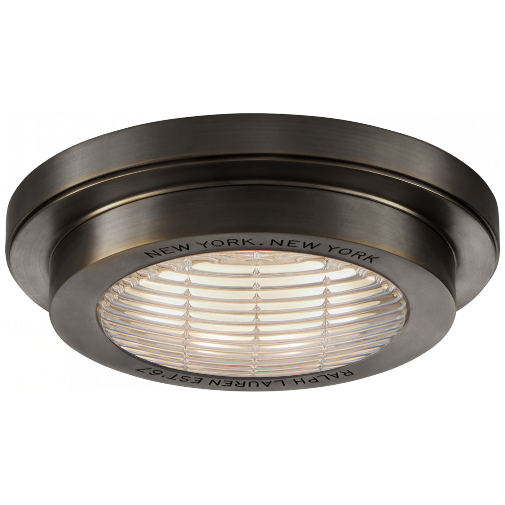 Ralph Lauren Grant 6.25-in LED Solitaire Flush Mount Bronze