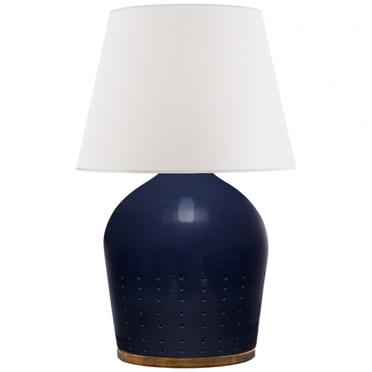 Ralph Lauren Halifax Small Table Lamp Blue Ceramic