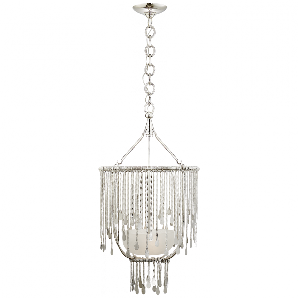 Ralph Lauren Kayla Small Sculpted Chandelier Polished Nickel