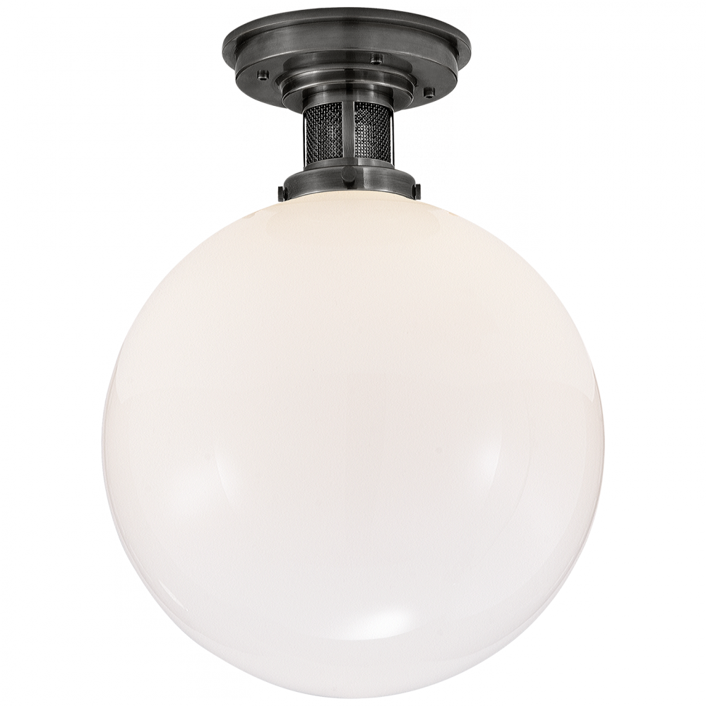 Ralph Lauren McCarren Medium Flush Mount Bronze