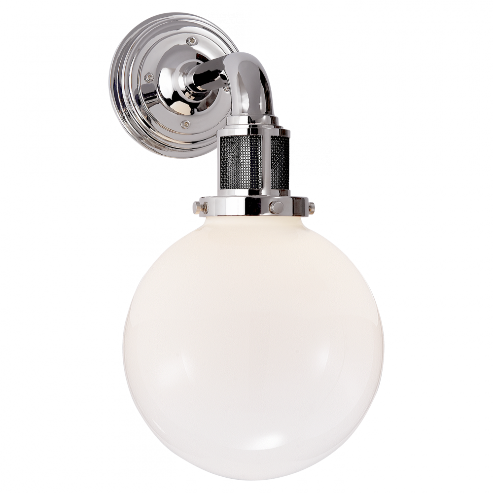 Ralph Lauren McCarren Single Sconce Polished Nickel