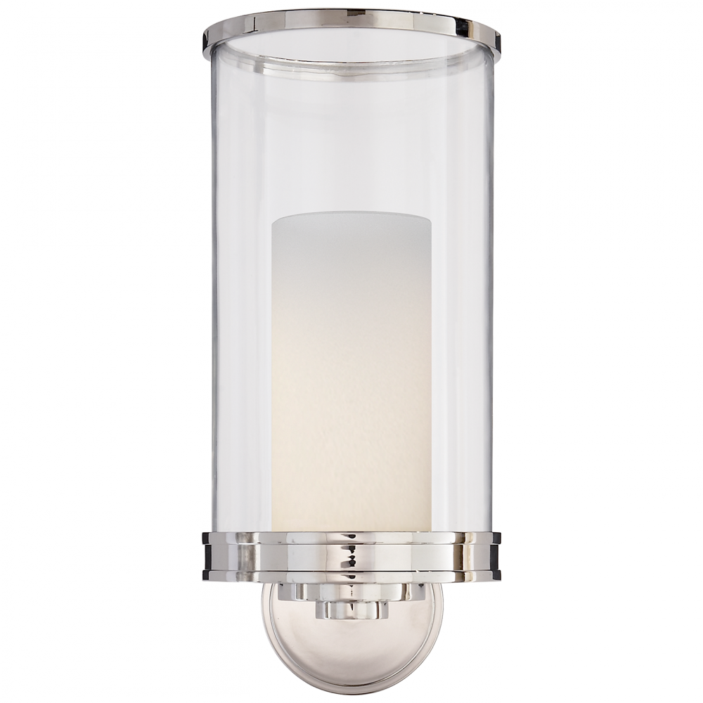 Ralph Lauren Modern Hurricane Sconce Polished Nickel