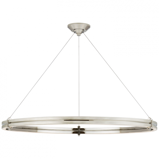 Ralph Lauren Paxton 40-in LED Ring Chandelier Polished Nickel