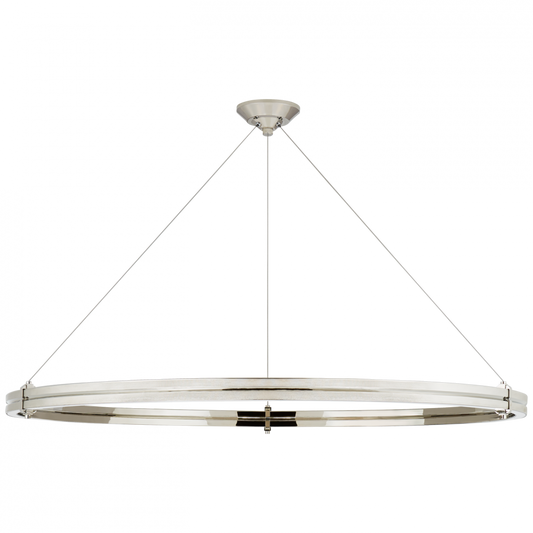 Ralph Lauren Paxton 48-in LED Ring Chandelier Polished Nickel