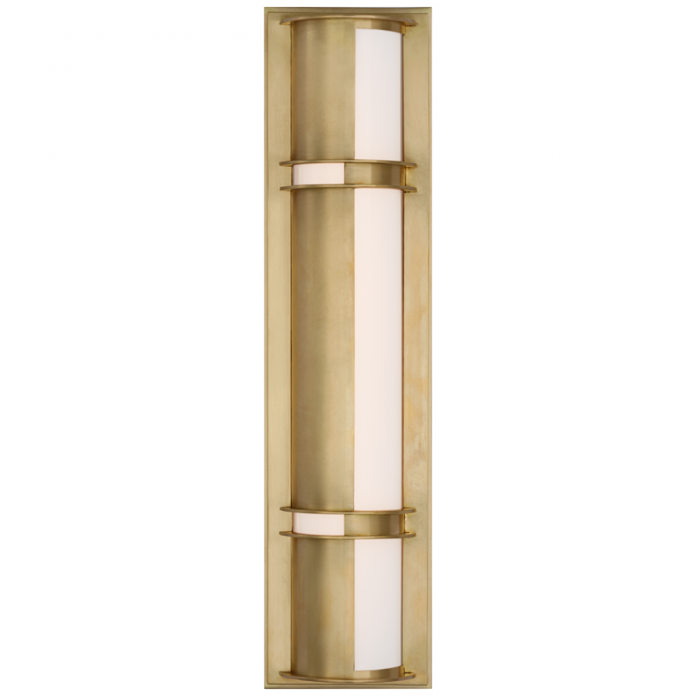 Ralph Lauren Strever 18-in LED Shielded Sconce Natural Brass