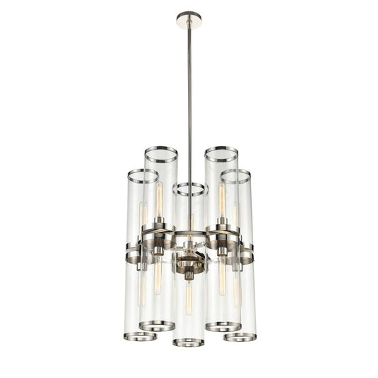 Alora Lighting Revolve II Chandelier Polished Nickel