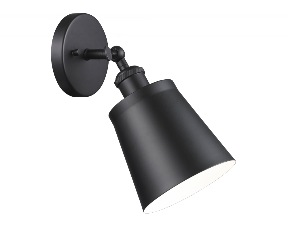 Matteo Lighting Kinsley Single Wall Sconce Black