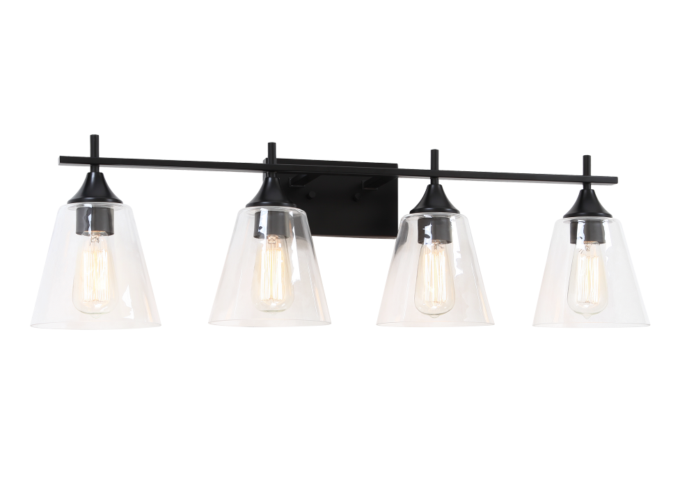 Matteo Lighting Hollis 4-Light Vanity Black