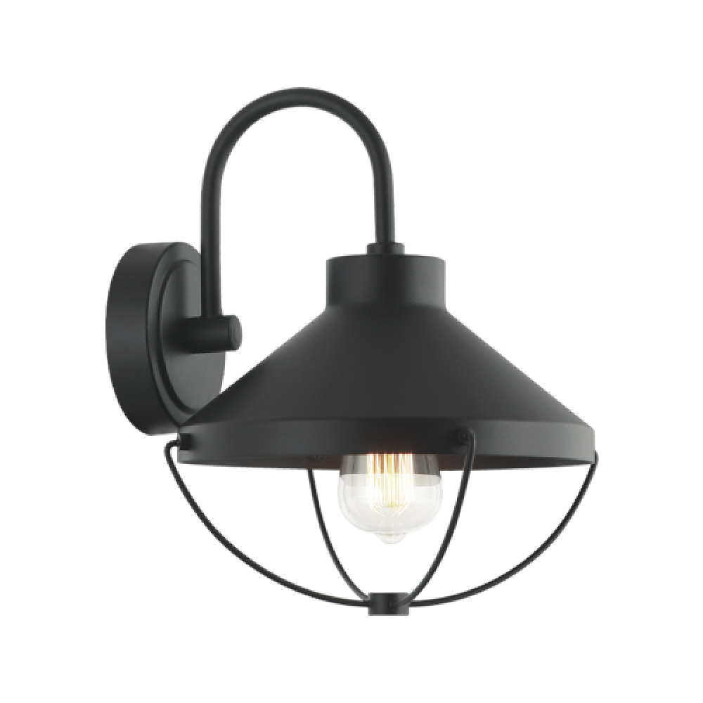 Matteo Lighting Fable 13-in Outdoor Barn Light Matte Black