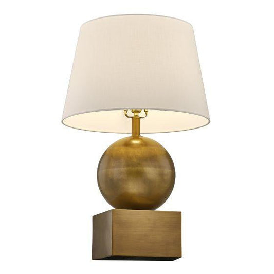 Savoy House Brumfield 1-Light Table Lamp Ceramic and Brass