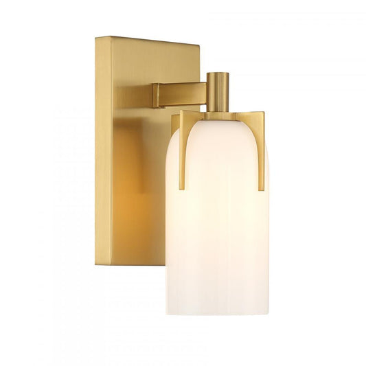 Savoy House Caldwell 1-Light Bathroom Vanity Light Matte Black