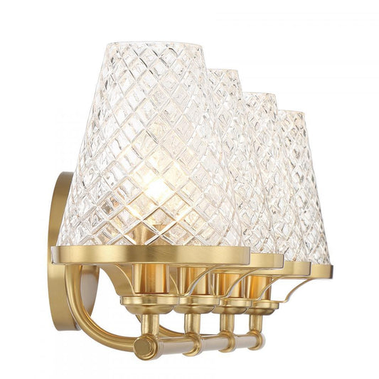 Savoy House Candler 4-Light Bathroom Vanity Light