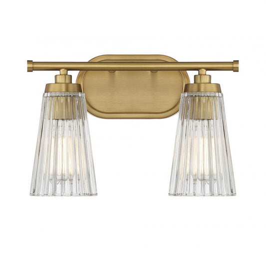 Savoy House Chantilly 2-Light Bath Vanity Warm Brass