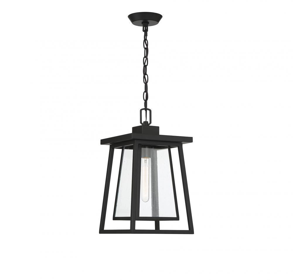 Savoy House Denver Outdoor Hanging Lantern Matte Black