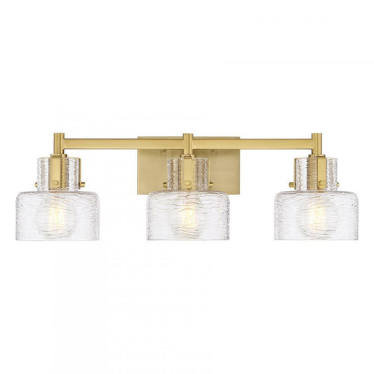 Savoy House Dover 3-Light Bathroom Vanity Light Warm Brass