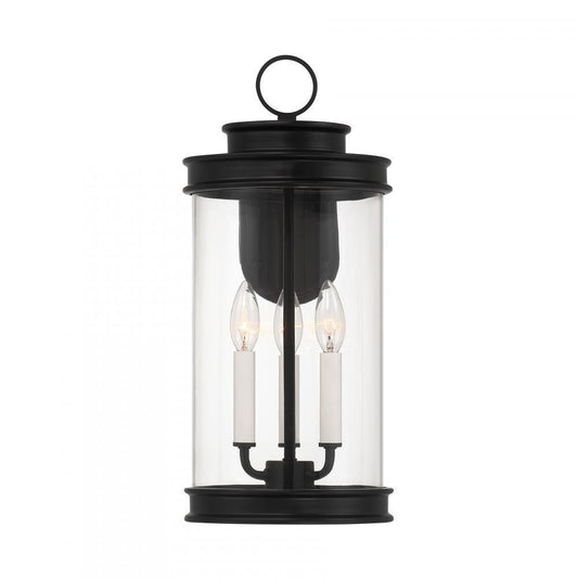 Savoy House Englewood 3-Light Outdoor Wall Lantern Matte Black