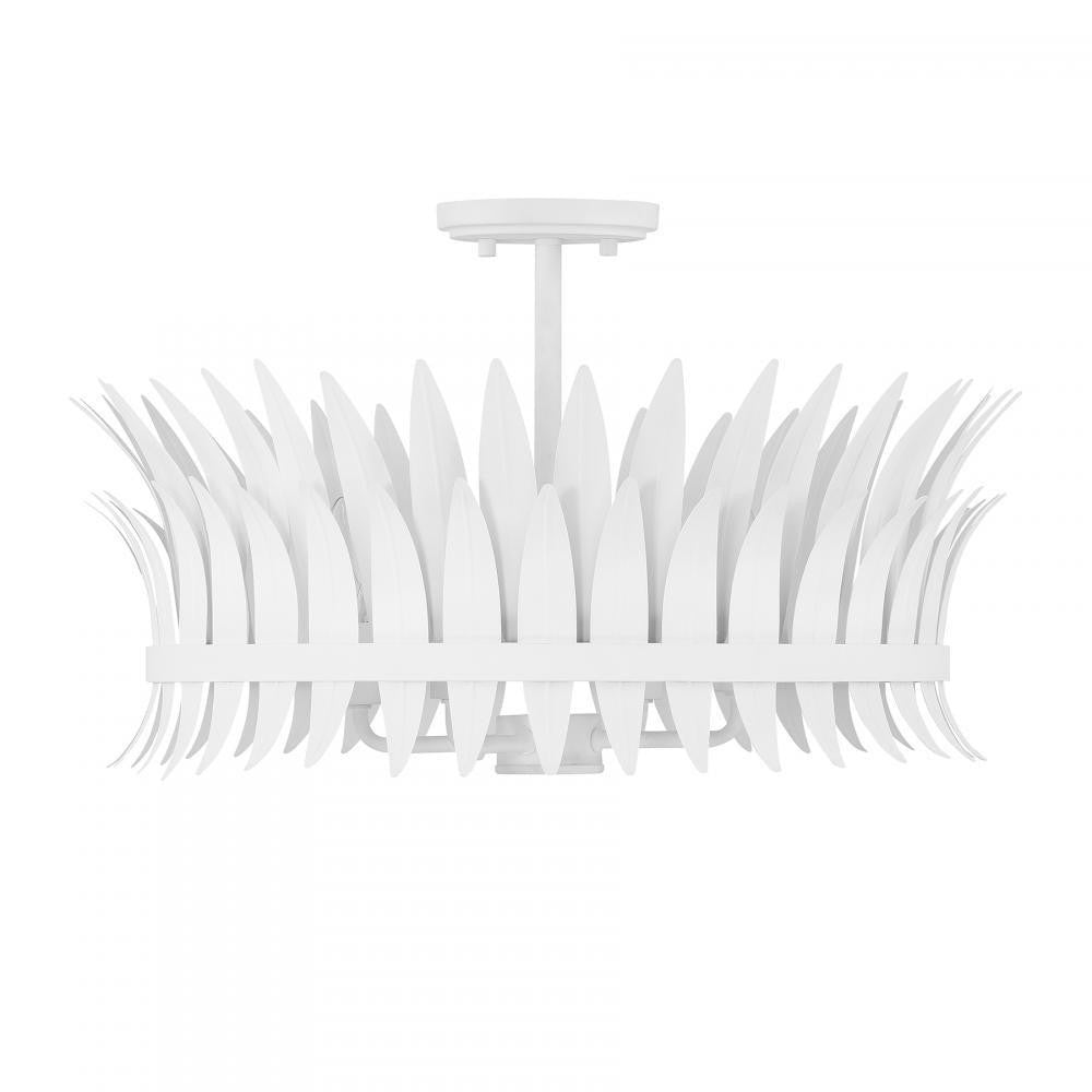 Savoy House Ensley 4-Light Ceiling Light in Bisque White, Savoy House 6-7900-4-83 ALXKZ