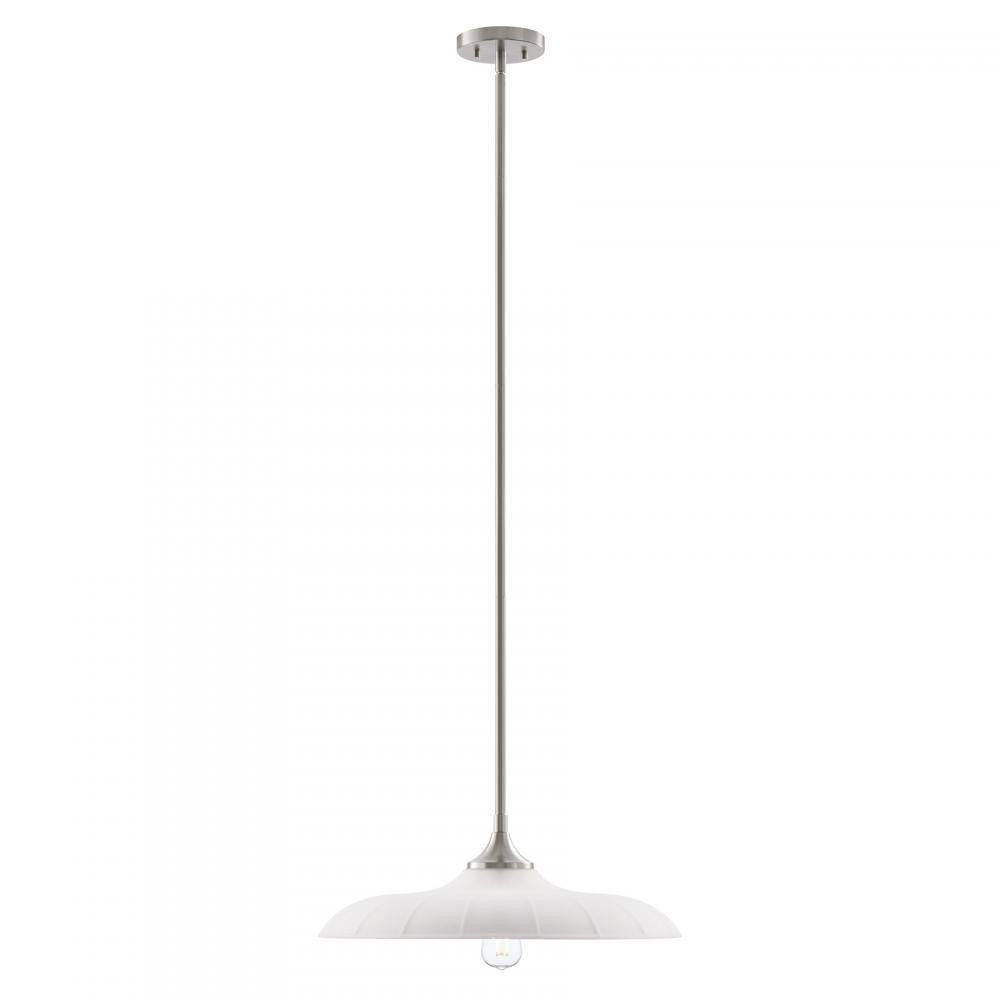 Savoy House Hadley 1-Light Pendant Satin Nickel