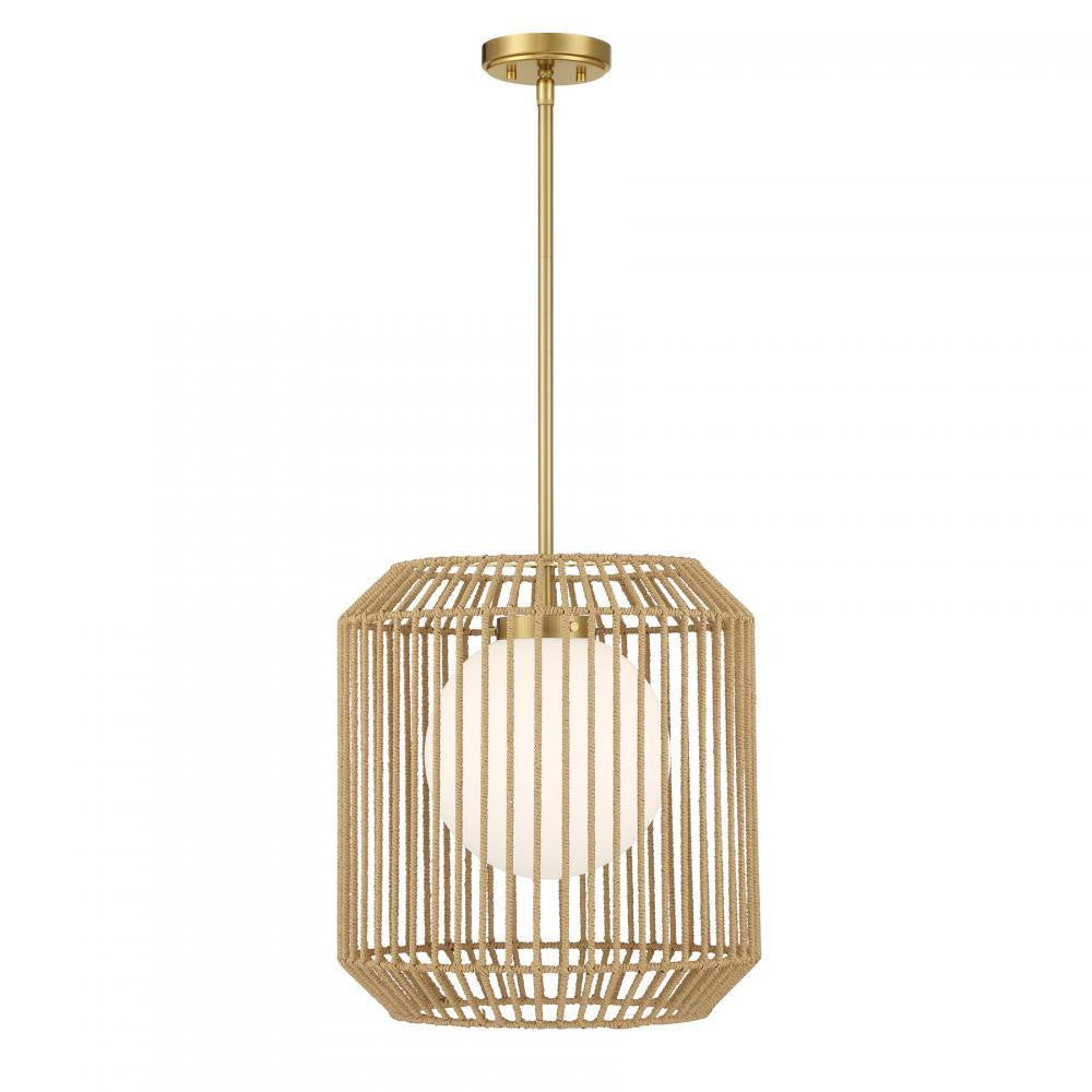 Savoy House Pastis 1-Light Pendant Warm Brass