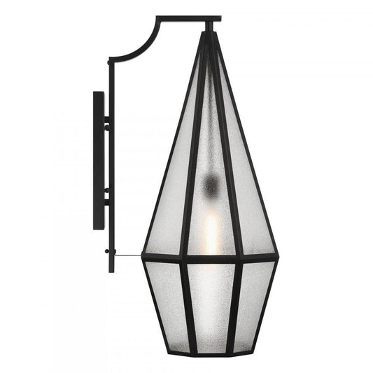Savoy House Peninsula 1-Light Outdoor Wall Lantern Matte Black