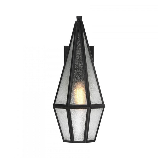 Savoy House Peninsula 1-Light Outdoor Wall Lantern in Matte Black, Savoy House 5-709-BK ALXKH